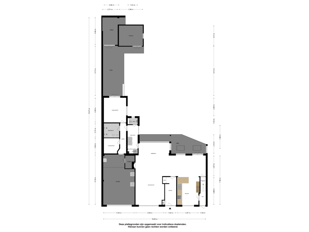 View floorplan of Begane Grond of Koudorpstraat 42