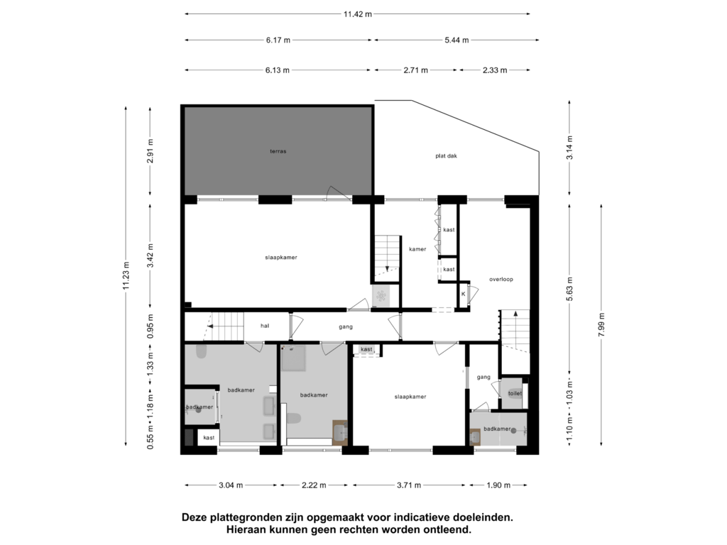 View floorplan of Eerste Verdieping of Koudorpstraat 42