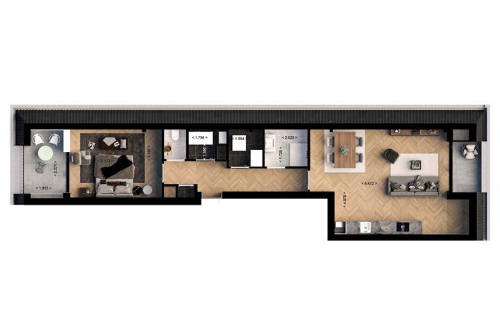 View photo 7 of Appartement type B1 (Bouwnr. 5)