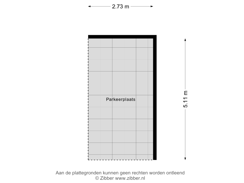 View floorplan of Parkeerplaats of Noorderhavenkade 31