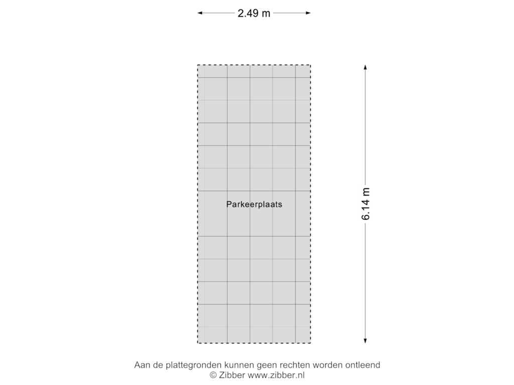 View floorplan of Parkeerplaats of Noorderhavenkade 31