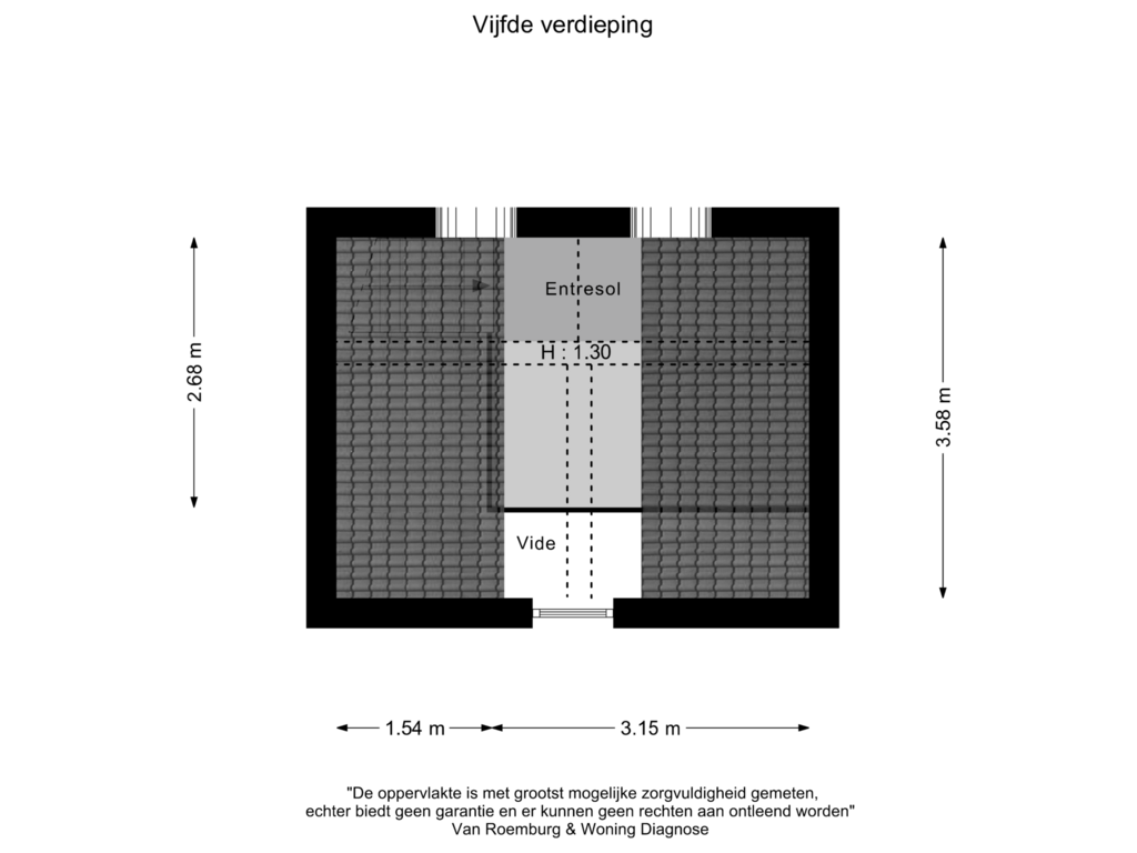 Bekijk plattegrond van Vijfde verdieping van Staalkade 4-C