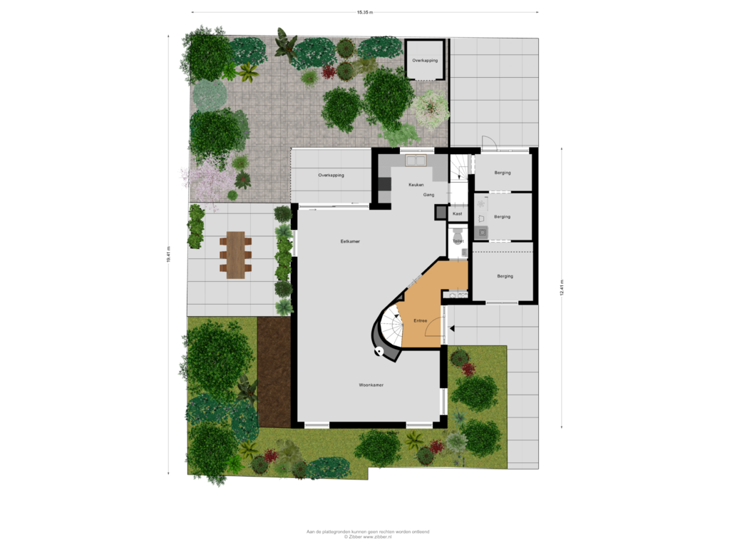 Bekijk plattegrond van Begane Grond Tuin van Voorweg 179