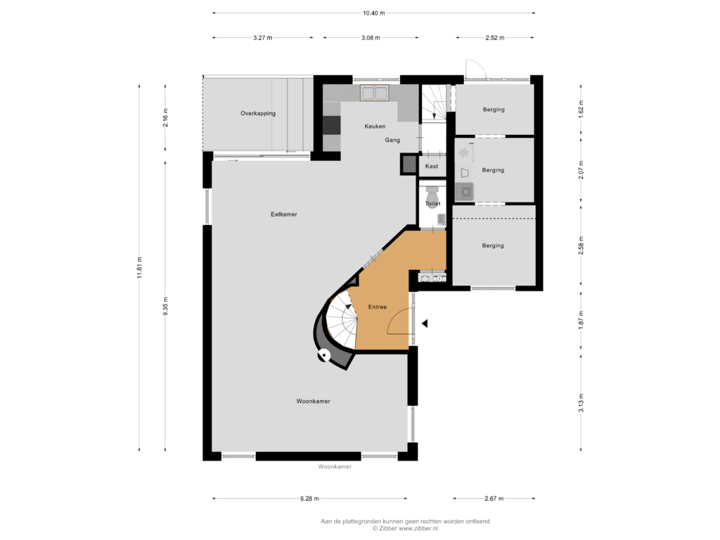 Bekijk plattegrond van Begane Grond van Voorweg 179