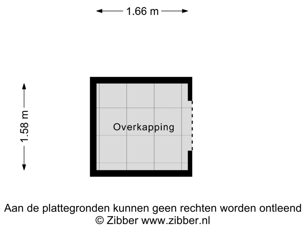 Bekijk plattegrond van Overkapping van Voorweg 179