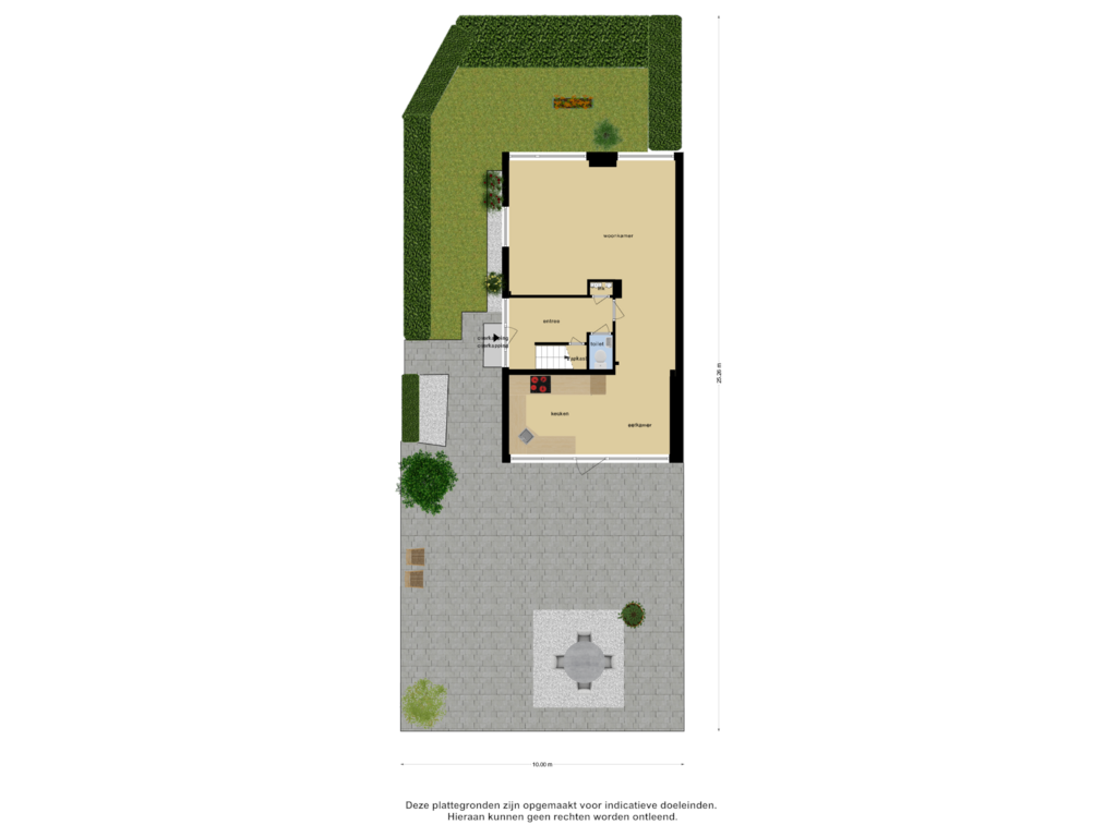 Bekijk plattegrond van Begane Grond Tuin van Windsingel 11