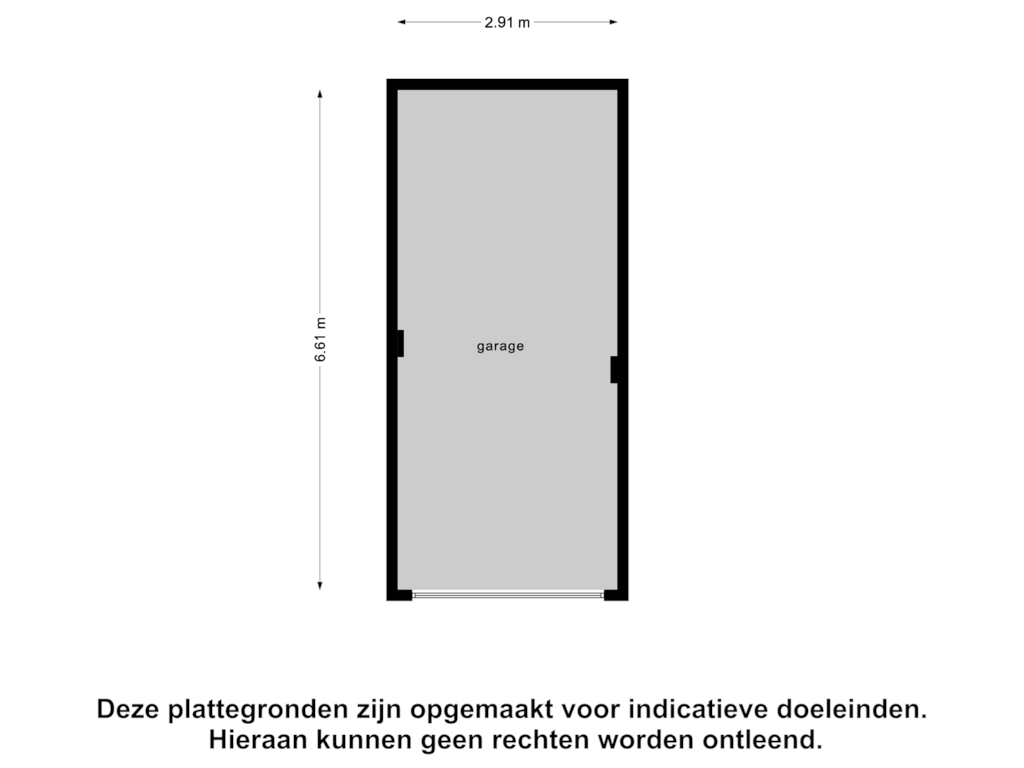 Bekijk plattegrond van Garage van Windsingel 11