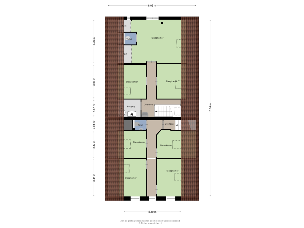 Bekijk plattegrond van Eerste Verdieping van Jipsingboertangerweg 147