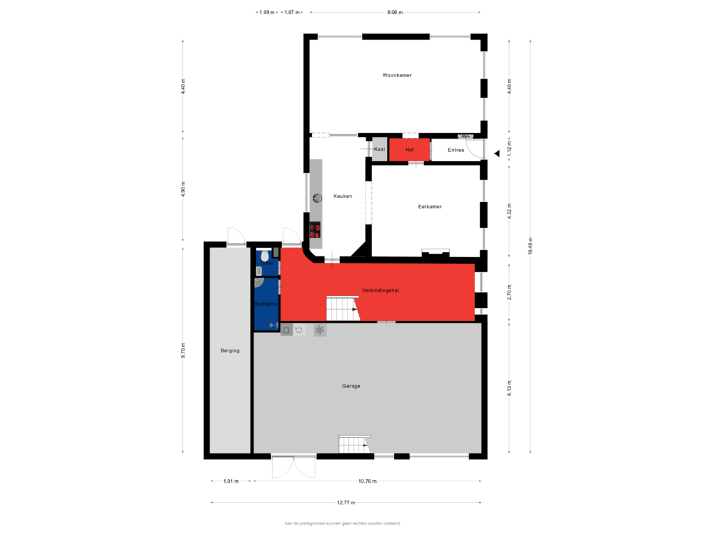 Bekijk plattegrond van Begane Grond van Driehoefijzersstraat 43