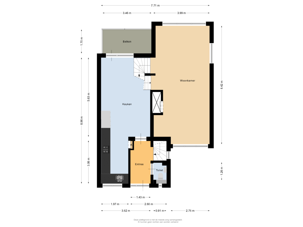 Bekijk plattegrond van Begane grond van Agathapark 26