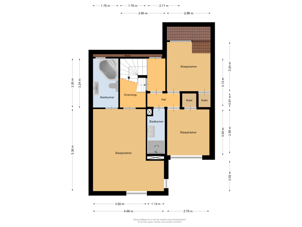 Bekijk plattegrond van Eerste verdieping van Agathapark 26