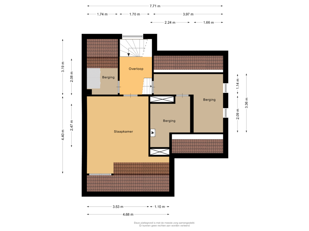 Bekijk plattegrond van Tweede verdieping van Agathapark 26