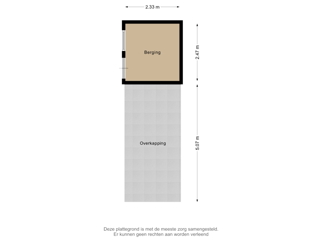 Bekijk plattegrond van Berging van Agathapark 26