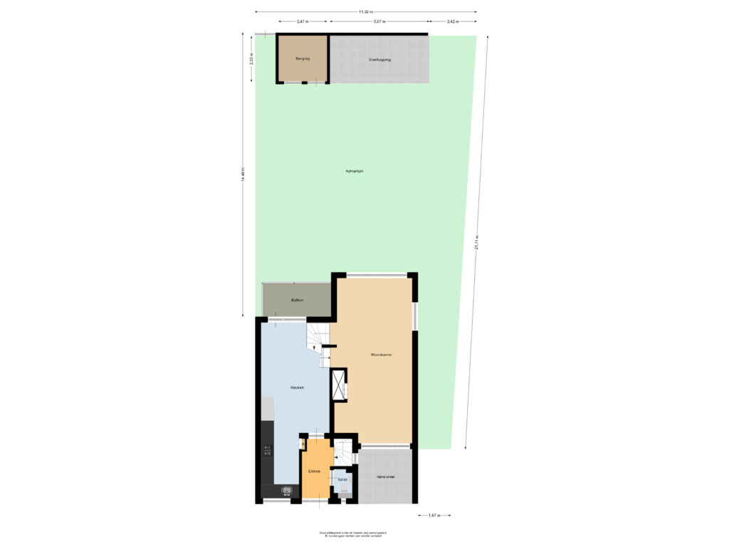 Bekijk plattegrond van Situatie van Agathapark 26