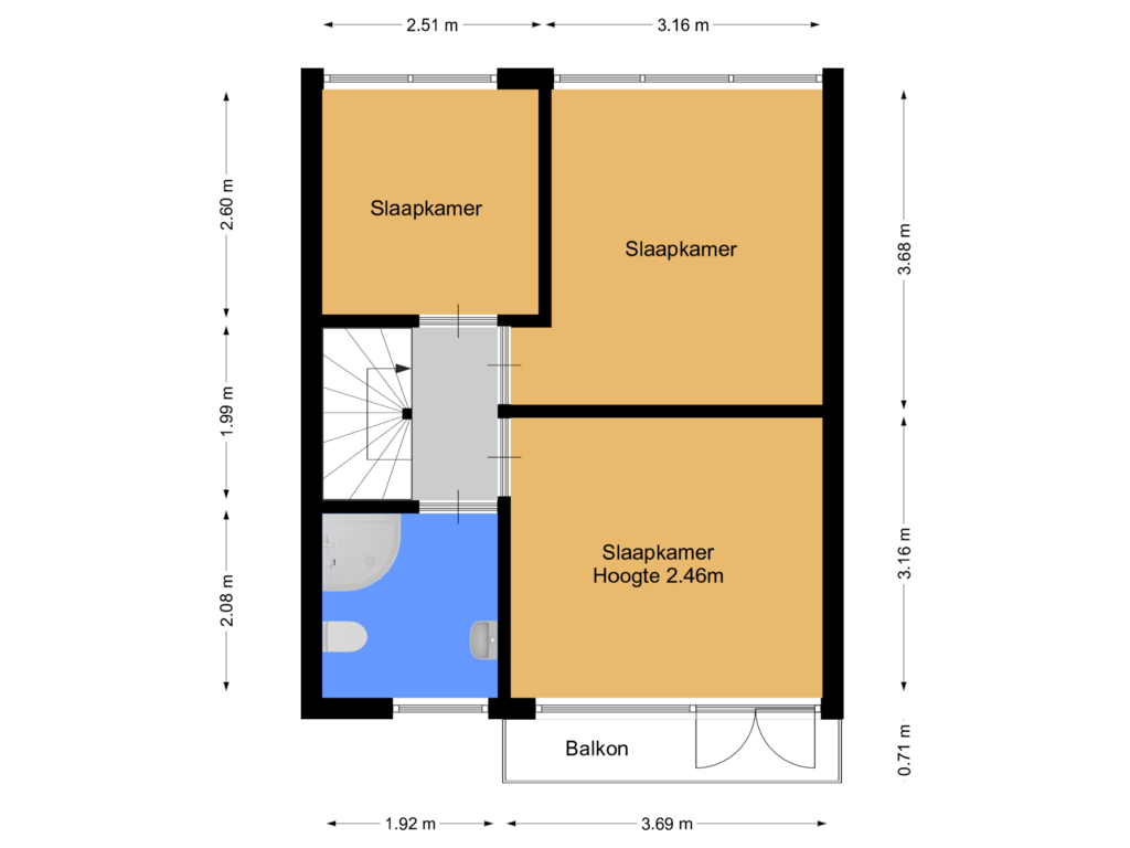 Bekijk plattegrond van 1e verdieping van Zaadkorrel 11