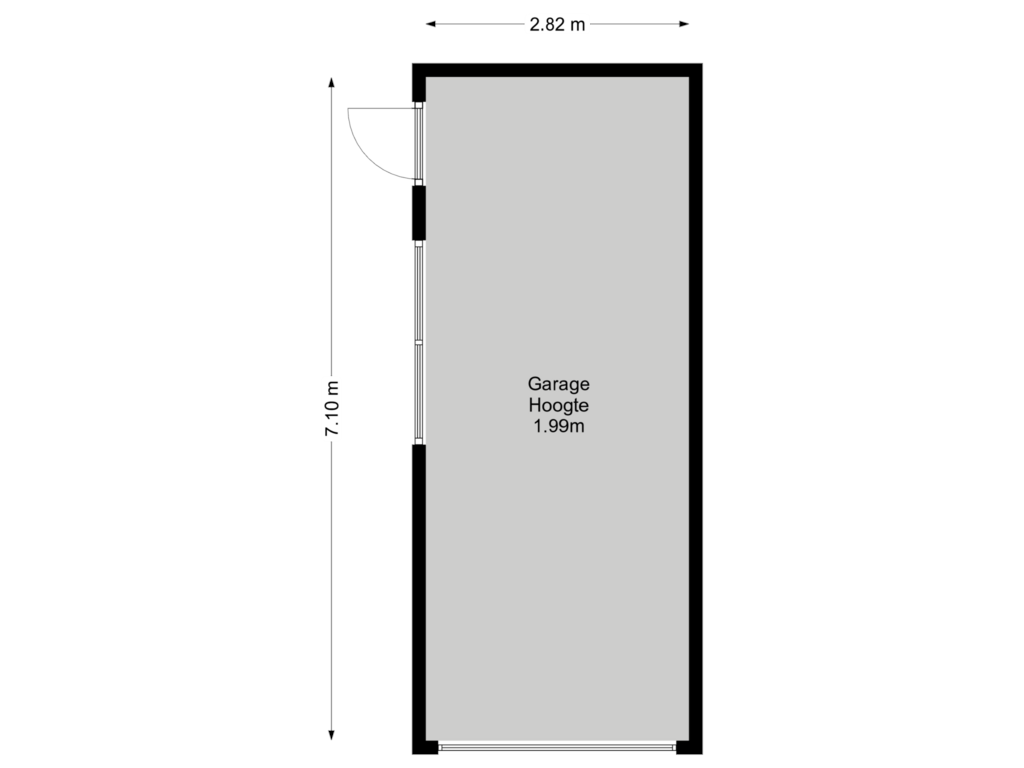 Bekijk plattegrond van Garage van Zaadkorrel 11