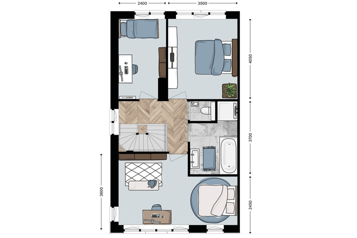 View photo 3 of Lauwendael Fase 2 l 2^1 kapwoning (Bouwnr. 53)