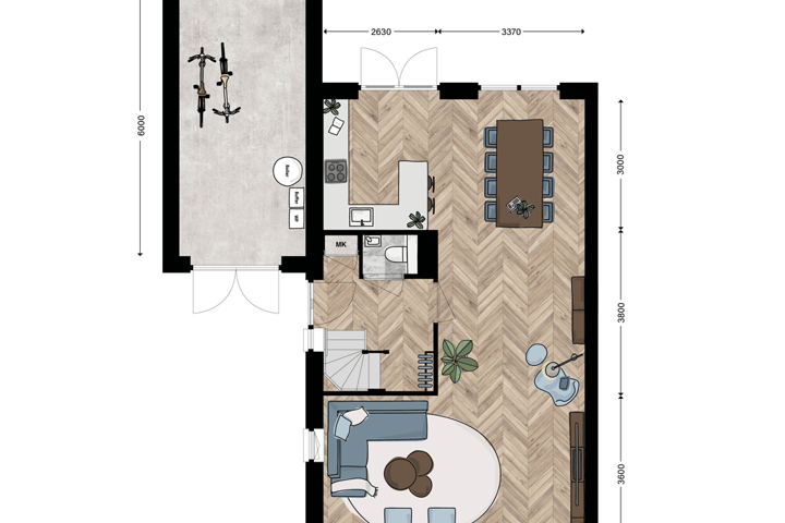 View photo 2 of Lauwendael Fase 2 l 2^1 kapwoning (Bouwnr. 54)