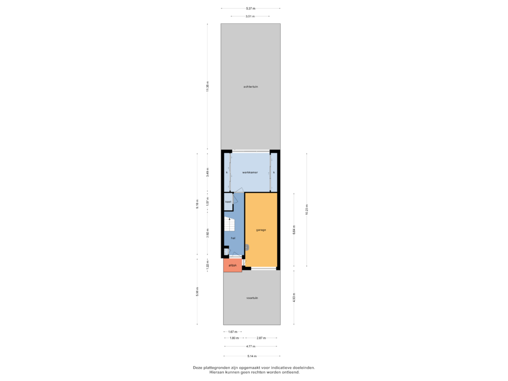 Bekijk plattegrond van Begane grond van Dennenstraat 9