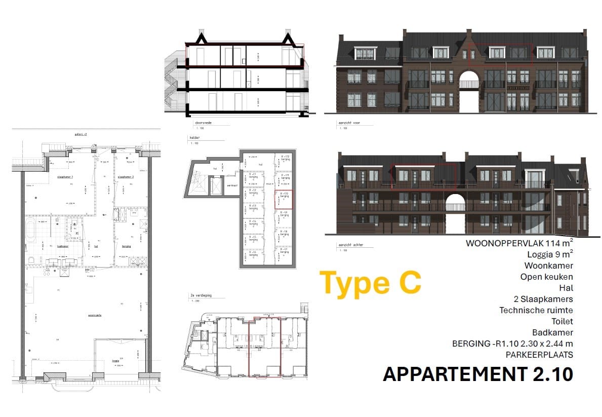 Appartement (Bouwnr. app 2.10)