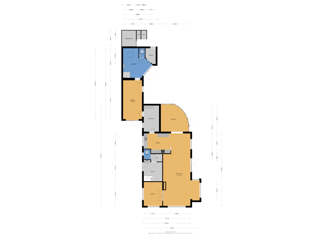 Bekijk plattegrond van Begane grond van Magnolialaan 7