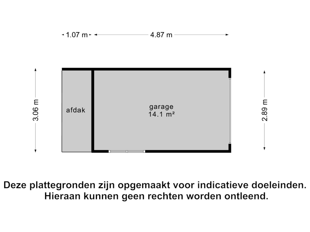 Bekijk plattegrond van Garage van Provincialeweg 64