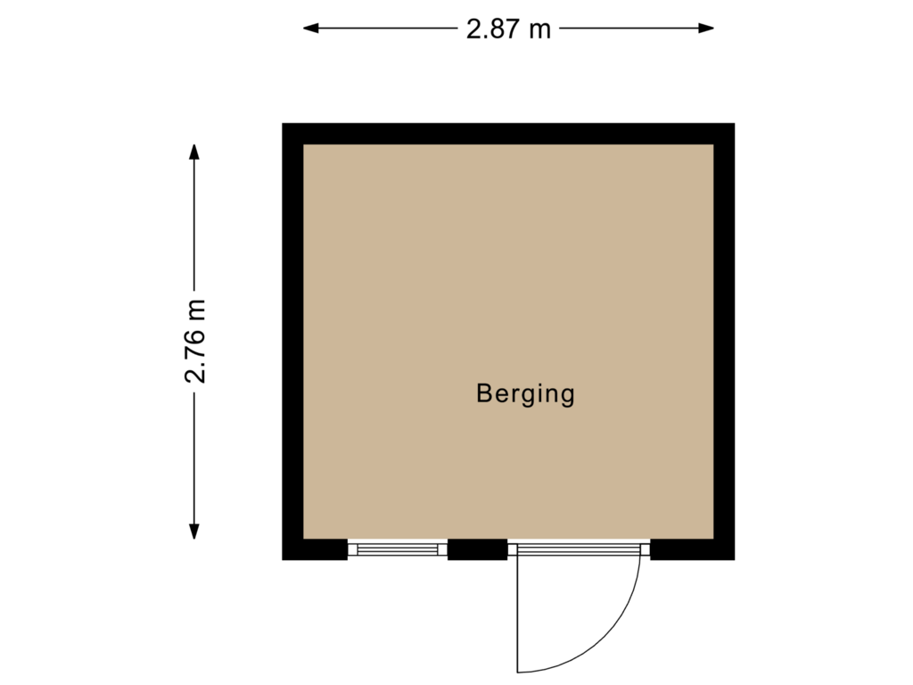 Bekijk plattegrond van Berging van Pinksterbloempad 11