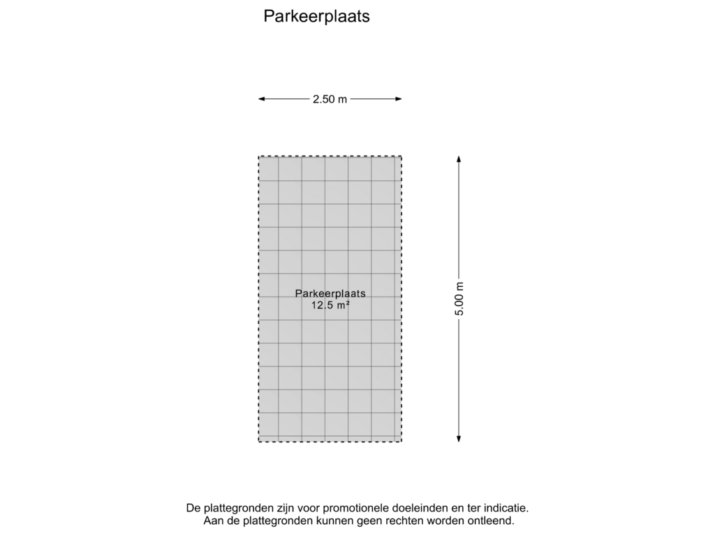 View floorplan of Parkeerplaats of Justpier 94