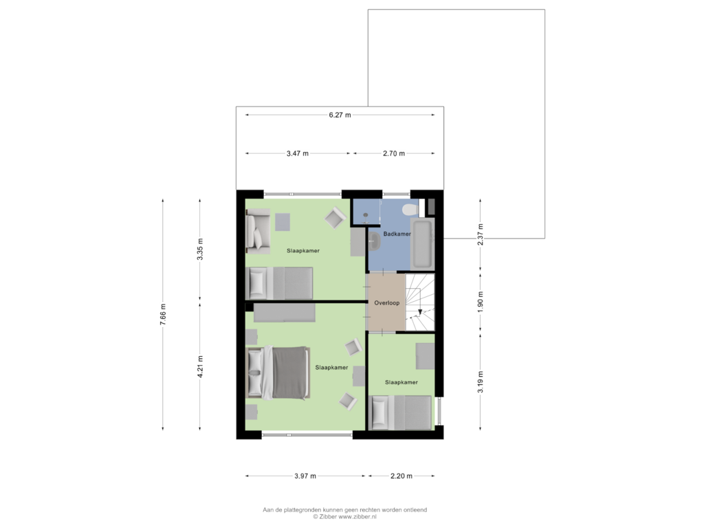 Bekijk plattegrond van Eerste Verdieping van Krommenbeemd 10