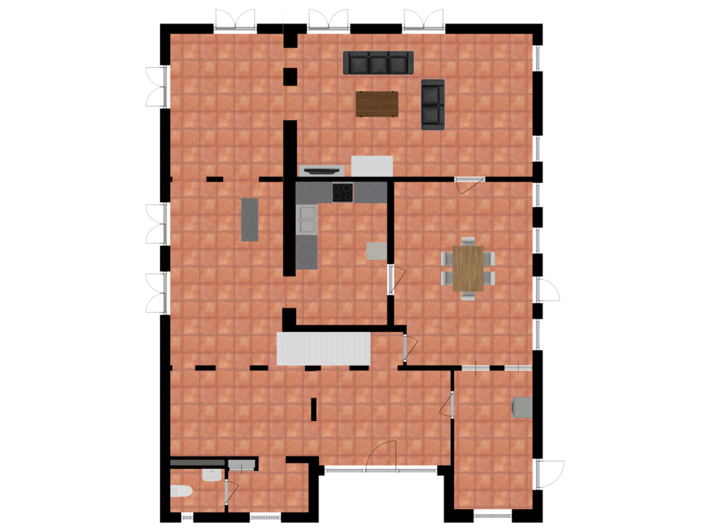 View floorplan of Begane Grond of Kampweg 10