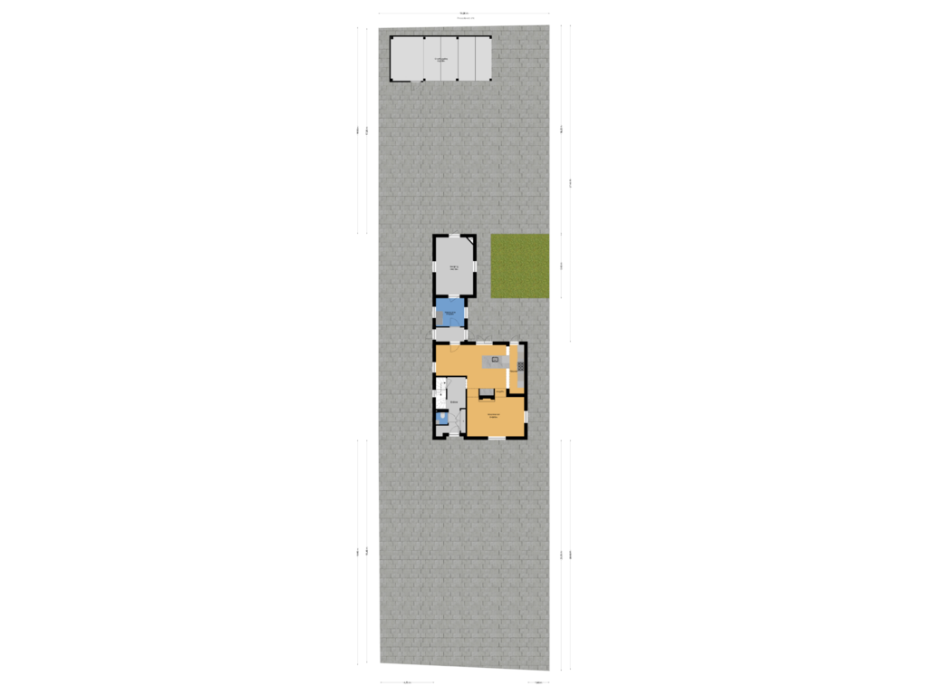 View floorplan of Perceeloverzicht of Poeldijkseweg 43