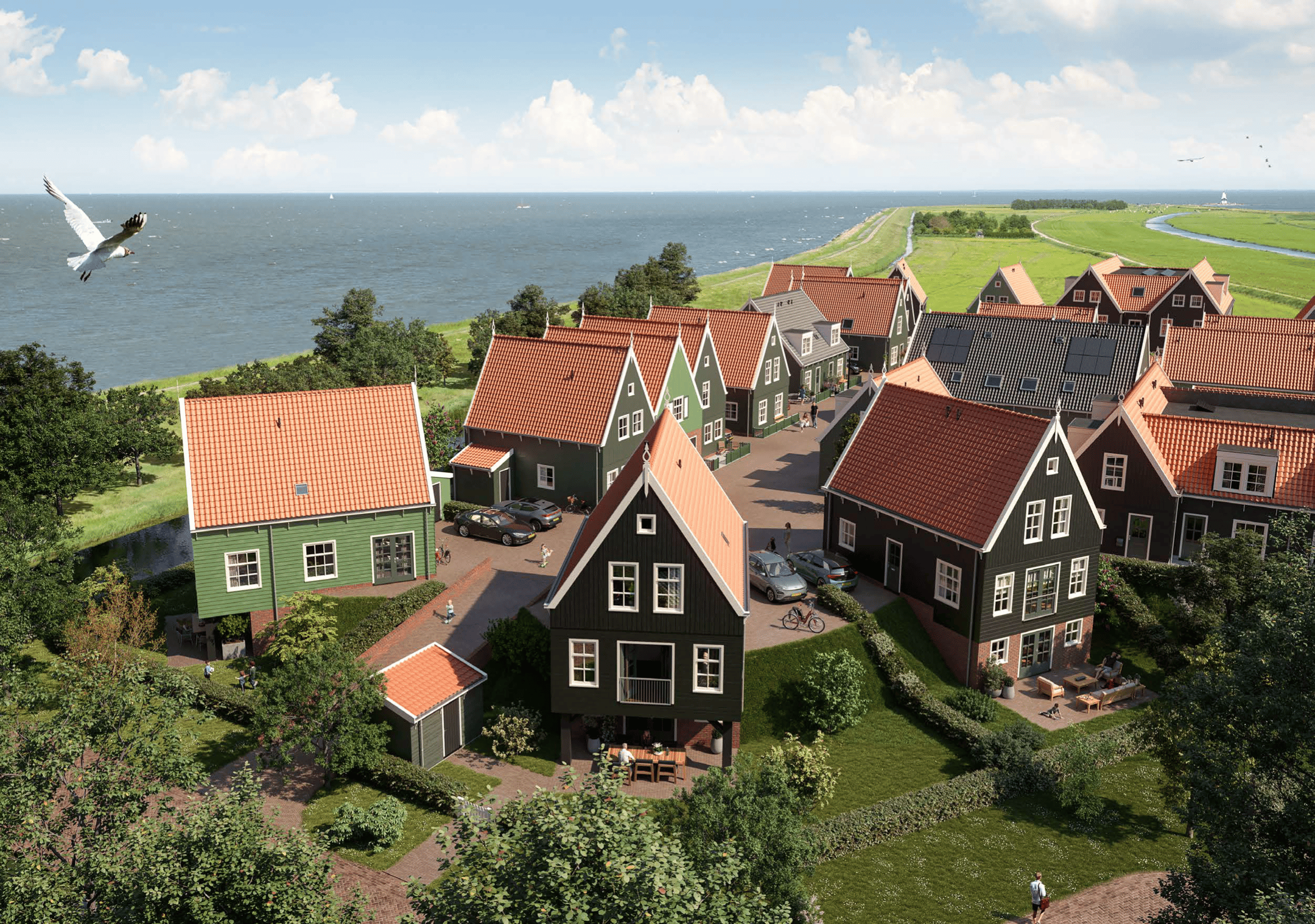 Foto 6 van drie-onder-een-kapwoningen (Bouwnr. 62)