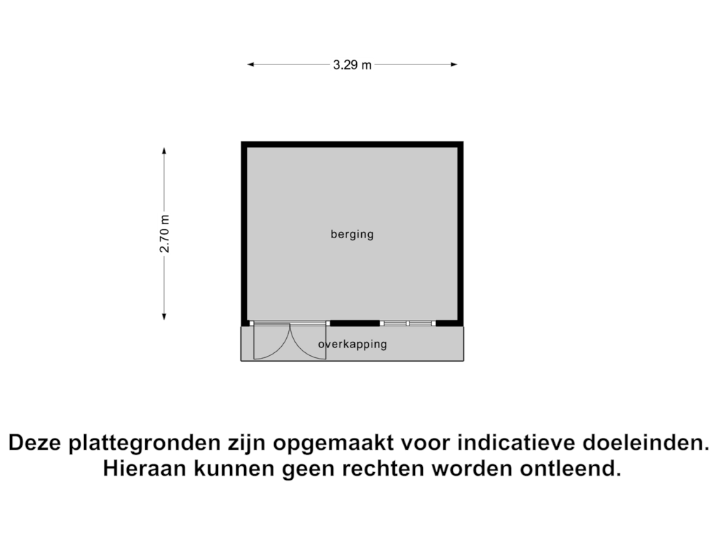 Bekijk plattegrond van Berging van Texelstraat 76