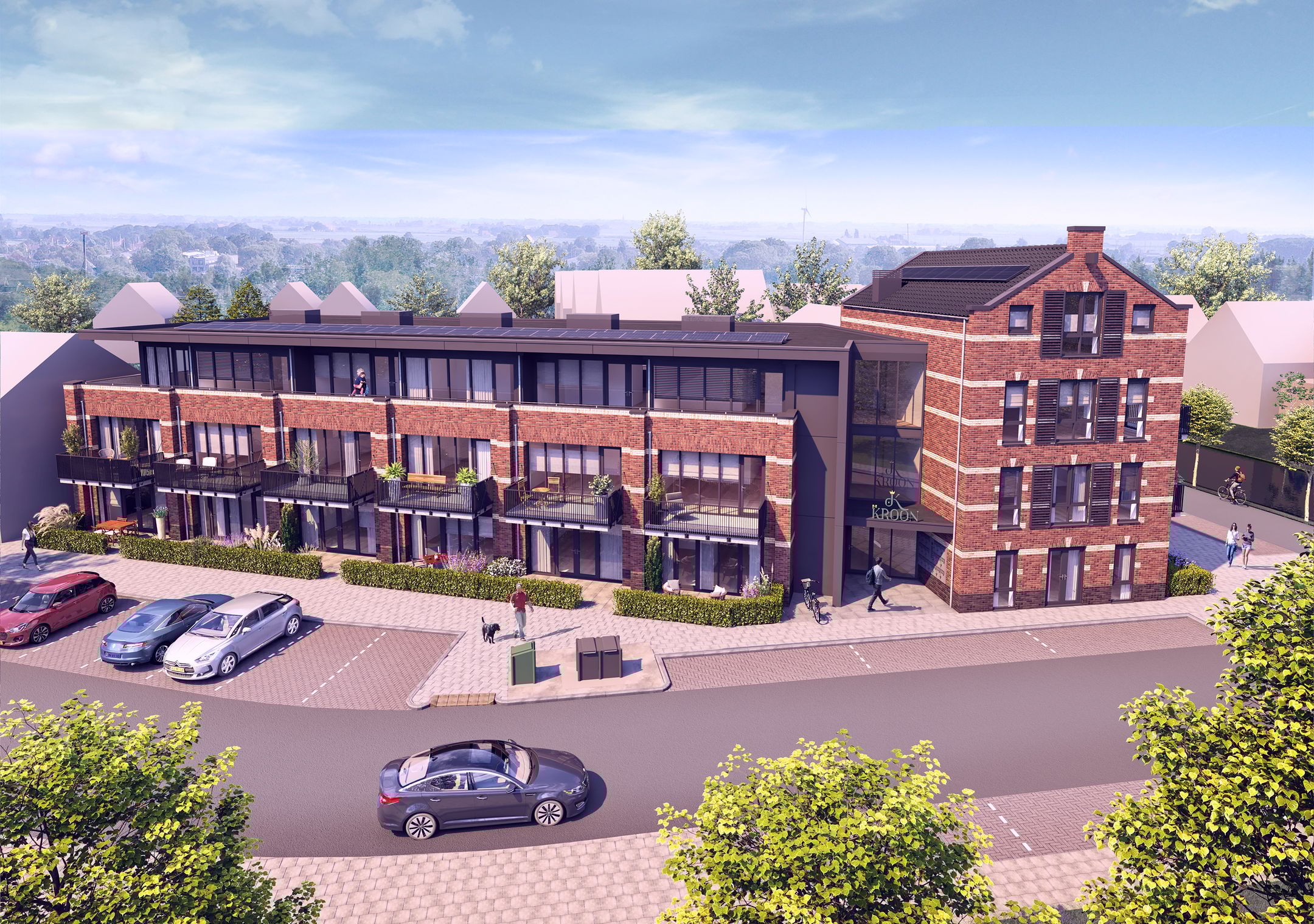 Begane grond hoek appartement (Bouwnr. 0.4)  