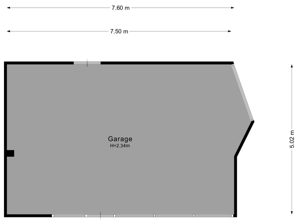 Bekijk plattegrond van Garage van Mariënstein 11