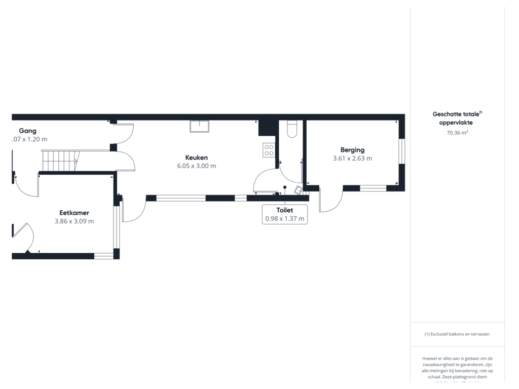 Bekijk plattegrond van Begane grond van Wilhelminastraat 18