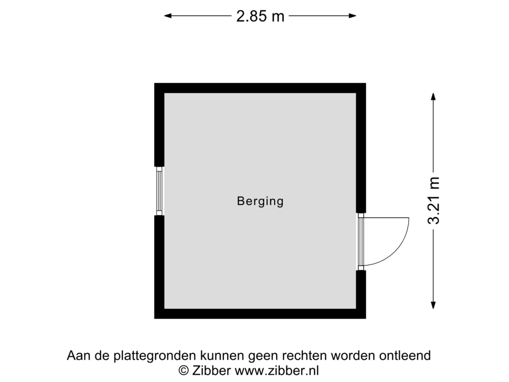 Bekijk plattegrond van Berging van Fatimaplein 29