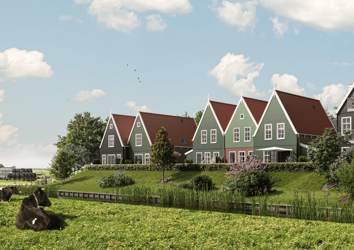 Photo 1 of drie-onder-een-kapwoningen (Bouwnr. 42)