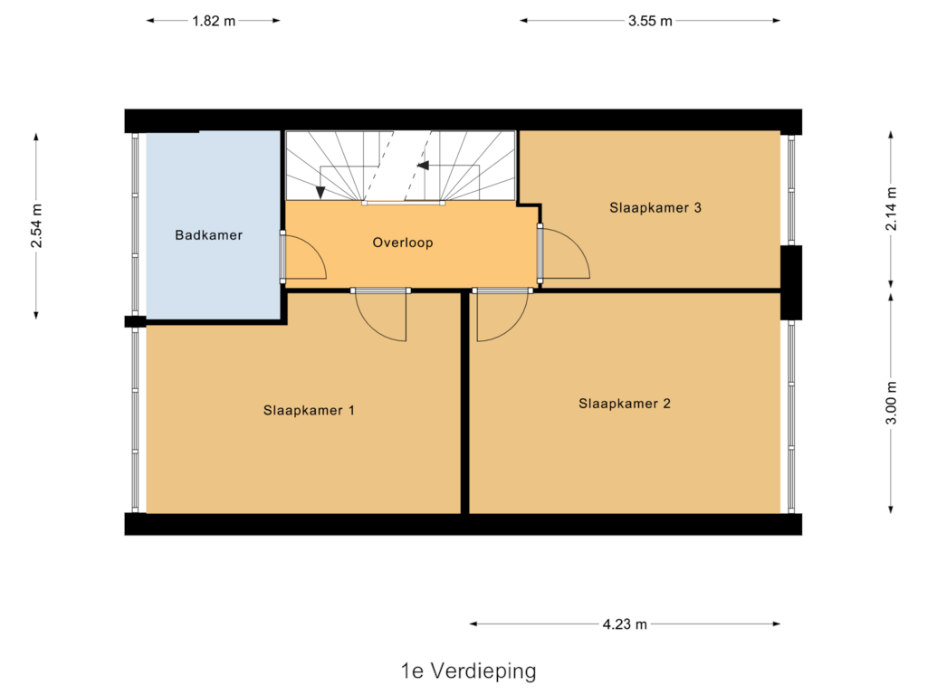 Bekijk plattegrond van 1e Verdieping van Sonate 11