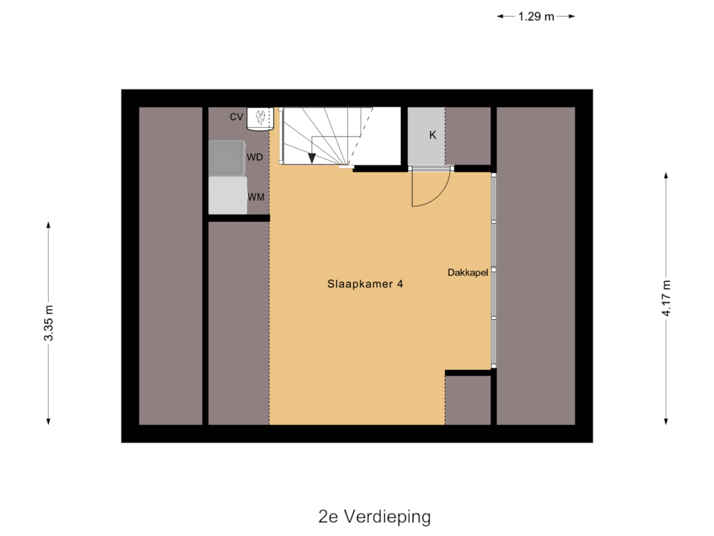 Bekijk plattegrond van 2e Verdieping van Sonate 11