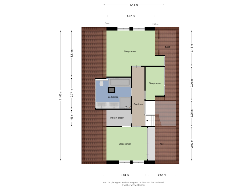 Bekijk plattegrond van Eerste verdieping van Denekamperstraat 25