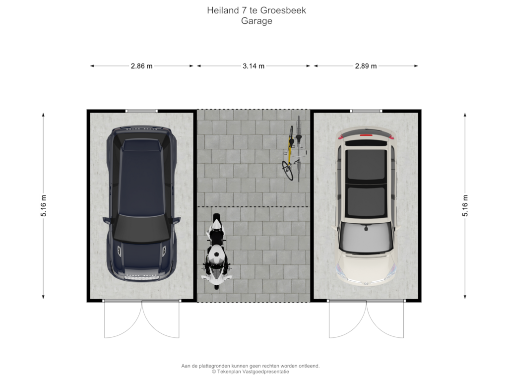 View floorplan of Garage of Heiland 7