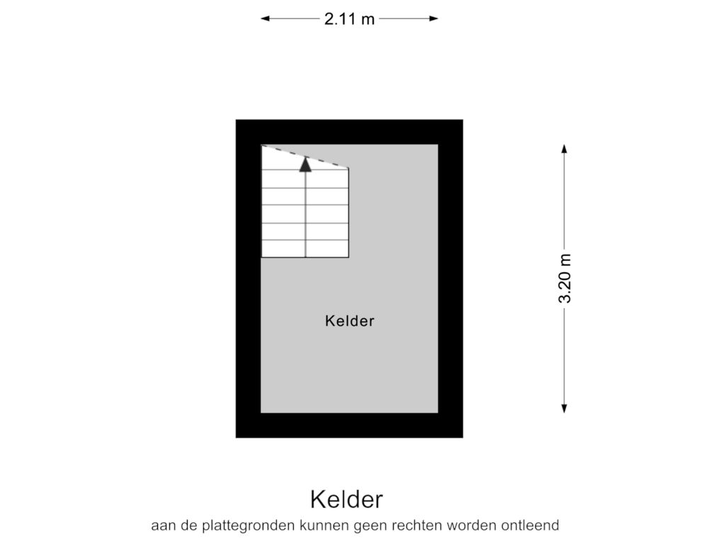 Bekijk plattegrond van Kelder van Middelaar 3