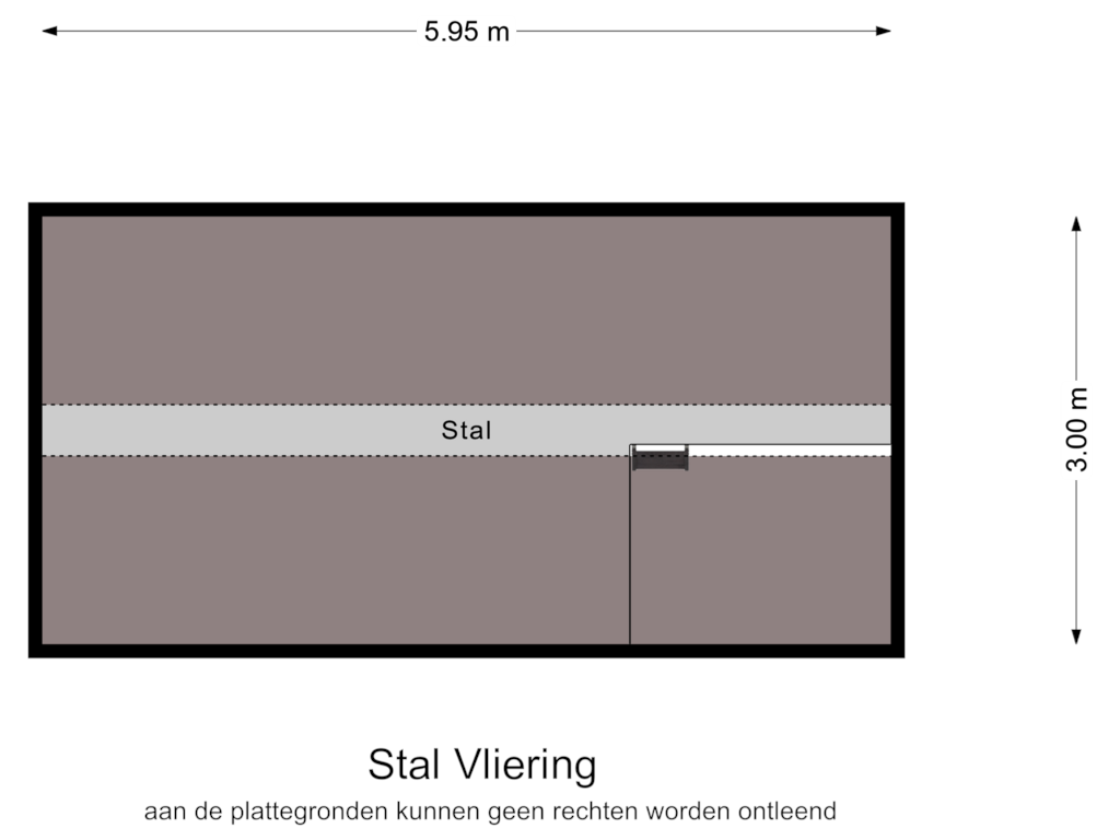 Bekijk plattegrond van Stal Vliering van Middelaar 3