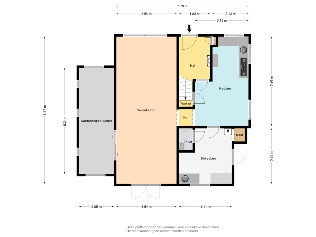 Bekijk plattegrond van First floor van Pastorielaan 1