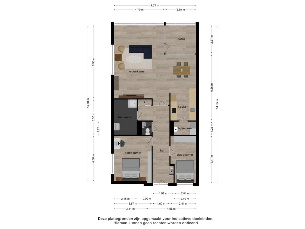 Bekijk plattegrond van Appartement van Fazantenhof 46