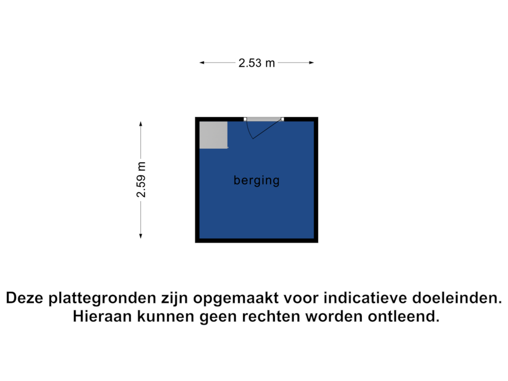 Bekijk plattegrond van Berging van Fazantenhof 46