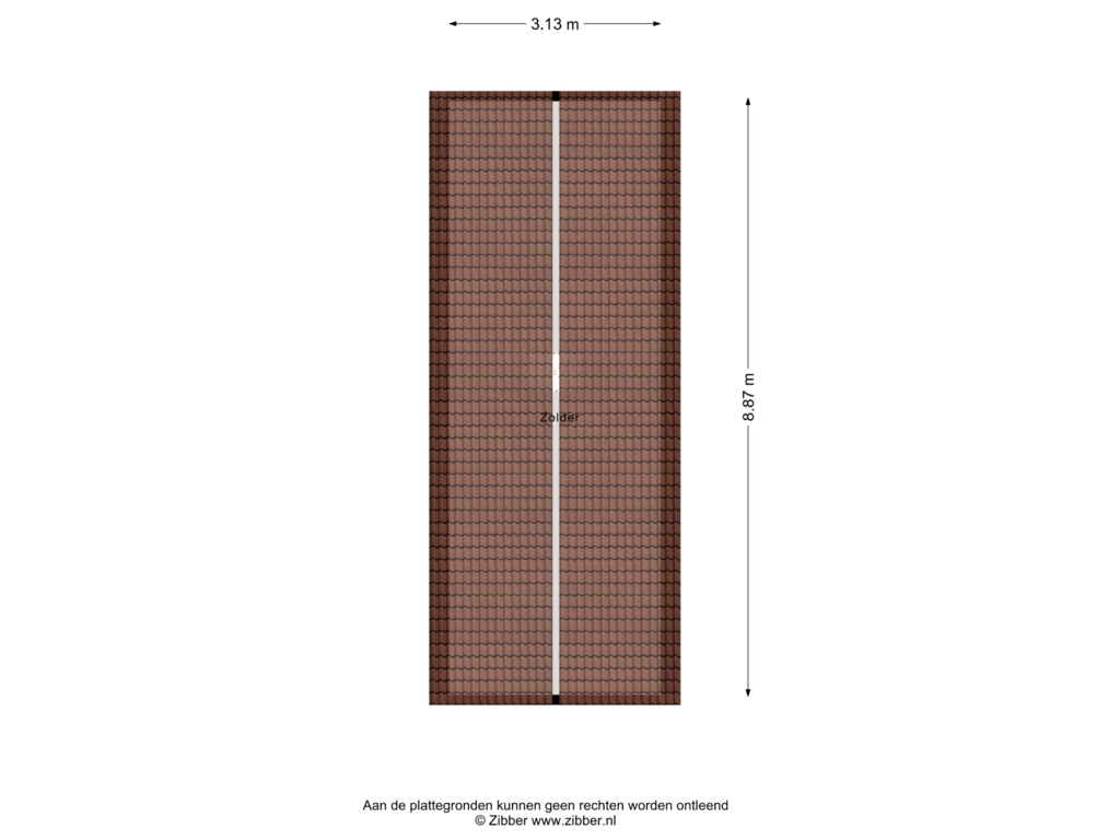 View floorplan of Zolder of Daleboutsweg 4-0096