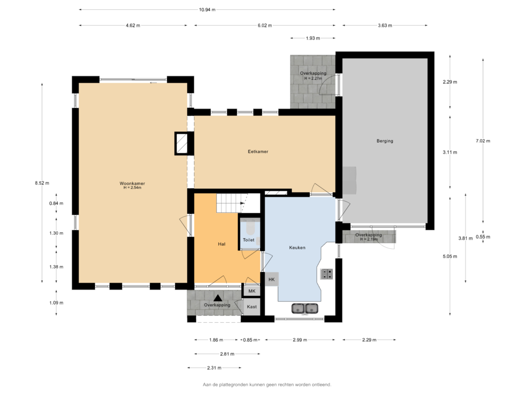 View floorplan of Begane Grond of Nansenrede 20