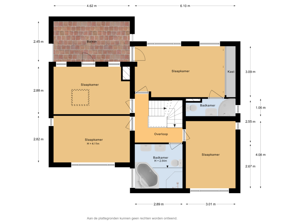 View floorplan of 1e Verdieping of Nansenrede 20